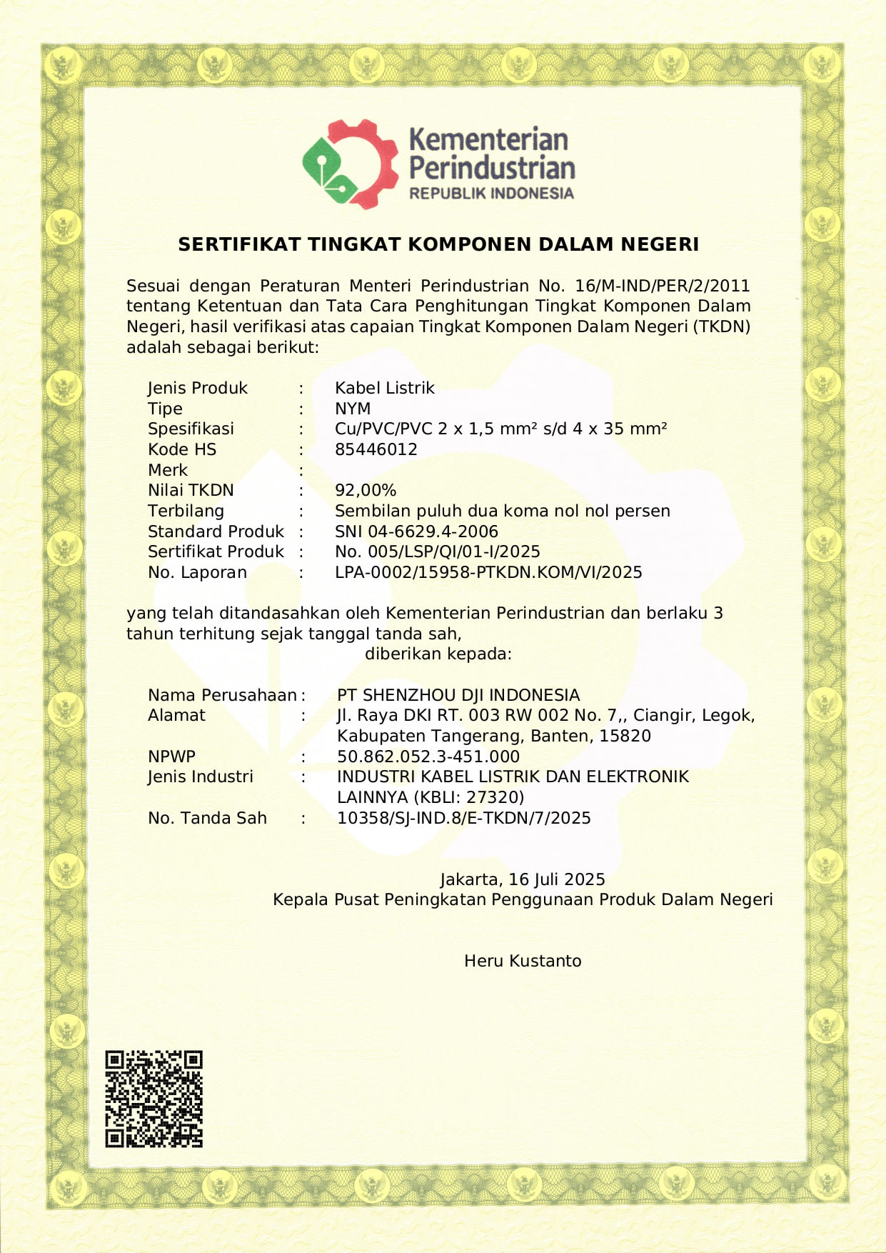Sertifikat TKDN 2